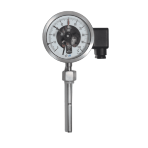 INERT GAS FILLED THERMOMETER WITH SWITCH CONTACT